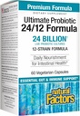 Natural Factors Ultimate Probiotic 24/12 Formula - Digestive Health Support Supplement with Probiotics - Immunity & Gut Health Support Supplement - 60 Vegetarian Capsules (60 Servings)