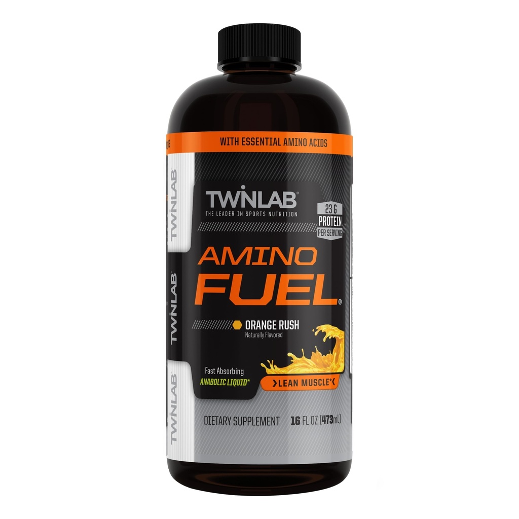 Twinlab replica - Pre-Workout and Post-Workout Energy Drink & Supplement -16 fl oz, Orange Rush Rush