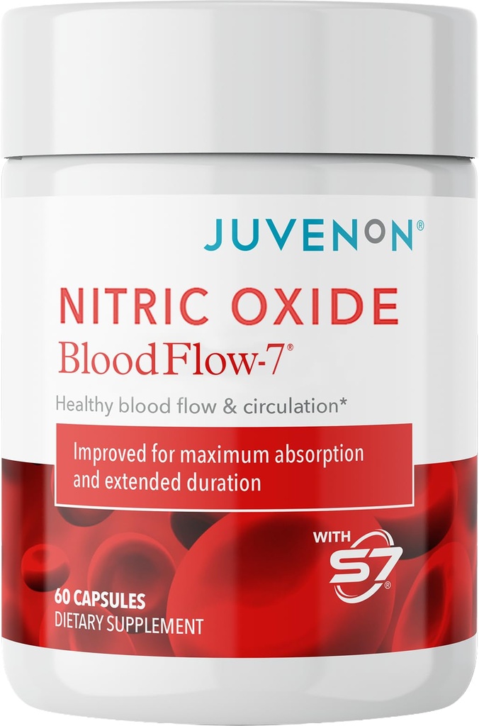 Juvenon BloodFlow-7 Nitrik Oksit Supplement ile Nitrosigine