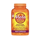Metamucil, Psyllium Husk Capsules, 300 Capsules, 3-in-1 Fiber Supplement, Daily Psyllium Husk Fiber Capsules Düzenliliği Destekleyerek Digestive Health'e yardımcı olur * Günlük Fiber Intakes Yardım