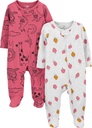Carter'ın bebekleri tarafından Basit Joys 2way Zip Thermal Footed Sleep and Play, Pack of 2