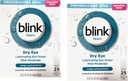 Blink Tears Preservative Free Pumping Eye Drops 25 ct 0.01 fl oz EA (0.4 mL EA) (Pack of 2)