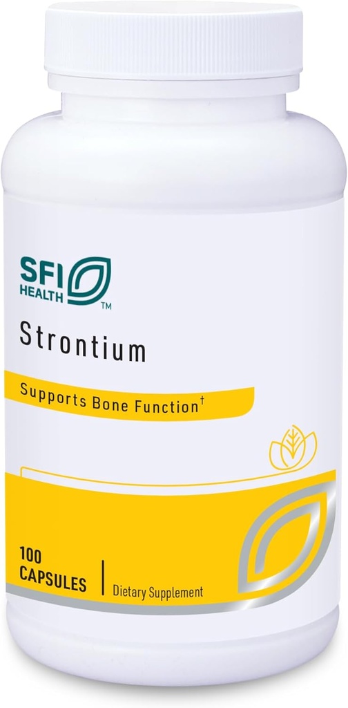 Klaire Labs SFI Health Strontium - Hypoallergenic 300 Milligrams Βιοδιαθέσιμο κιτρικό Στρόντιο για υποστήριξη οστών & ιστού (100 κάψουλες)