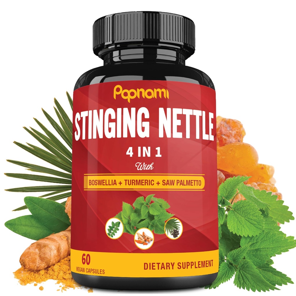 Boswellia, Turmeric & Saw Palmetto - Ortak, Vücut Yönetimi, Cilt, Saç ve Immunity için 2 Ay Supply