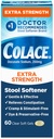 Colace Extra Strength Stool Softener'i aktif Constipasyon Yardımı için, #1 Doktor Önerilen Stool Softener Brand, 250 mg Docusate Capsules, 60 Kont ( 1)