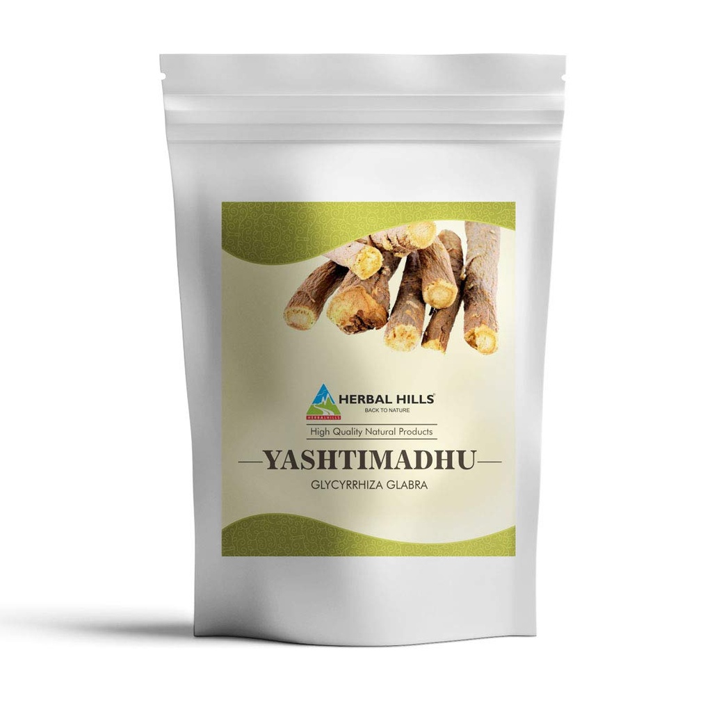 HERBAL HILLS Yashtimadhu Toz (Mulethi Toz/Licorice Toz/Glycyrrhiza glabra) | 16 Oz (454 GMS) | Natural Herb