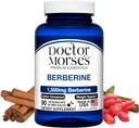 Doktor Morse'nin Berberine Supplement 1500 mg, Berberine HCI ile Ceylon Cinnamon, Ekstra Kuvvetli Formula, ABD'de FDA-Registered, NSF-Cerated Tesis, 90 Capsules