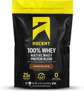 Ανύψωση 100% Whey Protein Powder - Post Workout Whey Protein Isolate, Zero Artificial Flavors & Sweeteners, Gluten Free, 5.5g BCAA, 2.6g Leucine, Essential Amino Acids, Σοκολάτα 2 lb