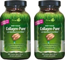 Irwin Naturals Deep Tissue Collagen-Pure – 80 Liquid Soft-Gels – Gelişmiş Hydrolyzed Collagen + Ortak & Skin Nourishment - 2 Pack
