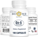 Bio Tech Vitamin D καψάκιο 53191024401 1 Φιάλη, 100 ανά φιάλη