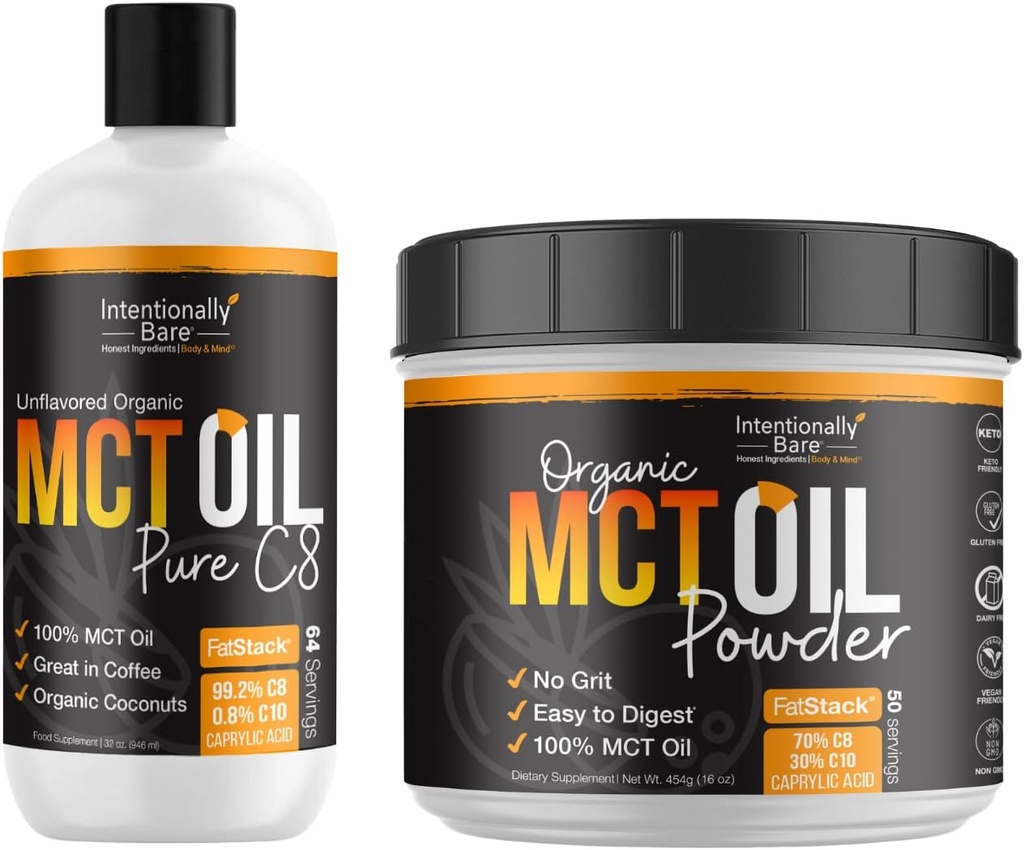 MCT Oil Toz ve Pure C8 MCT Oil Sche