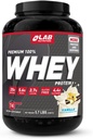 Lab Beslenme Premium,% 100 Whey Protein Tozu, muscl, Gluten Free, 25 g protein, Delicious Vainilla Flavor, 5.7 Lbs - 74 Servisler.