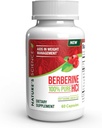 Nature's Science Berberine HCL, Phytosome Green Tea for Kilo Management, 100% Pure Klinik Grade Berberine HCL Daha İyi Aborpsiyon için - Helps Metabolism, Keeps Full for Longer - 60 Caps