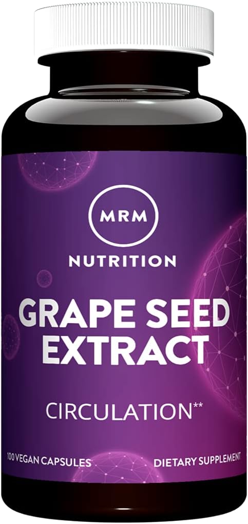 MRM Beslenme Grape Tohumu | Circulation | Anti-agning | Gluten Free + Vegan | 100 Hizmet