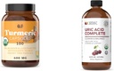 Doğal Ürünler Turmeric 100 Capsules & Uric Asit Tamam 16oz Log