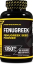 Primaforce Fenugreek Σπόροι κάψουλες (180 κάψουλες / 1350mg ανά υπηρεσία, 2 κάψουλες) - Premium συμπλήρωμα βοτάνων για άνδρες και γυναίκες, μη ΓΤΟ, συμπλήρωμα χωρίς γλουτένη
