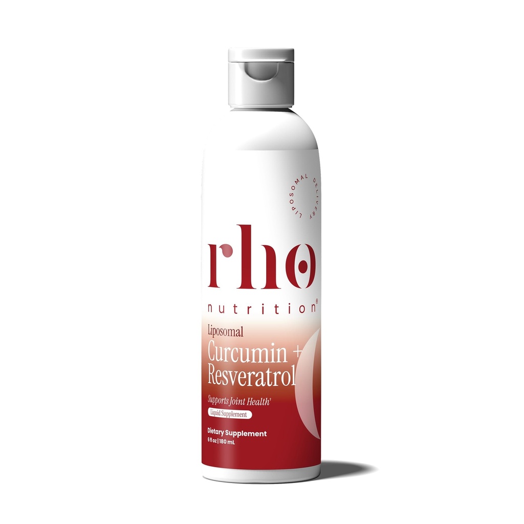 Rho Beslenme Liposomal Curcumin + Resveratrol (1 Pack) – Ultra High Aborpsiyon Sıvı Curcumin Supplement – Ortak Konfor, Hareketlilik, Hücre Sağlığı ve Genel Well-Being