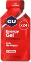 GU Energy Original Sports Nutrition Energy Gel, Vegan, Gluten-Free, Kosher ve Süt-Free On-Go Energy for Any Workout, 24Count, Cola Me-Happy
