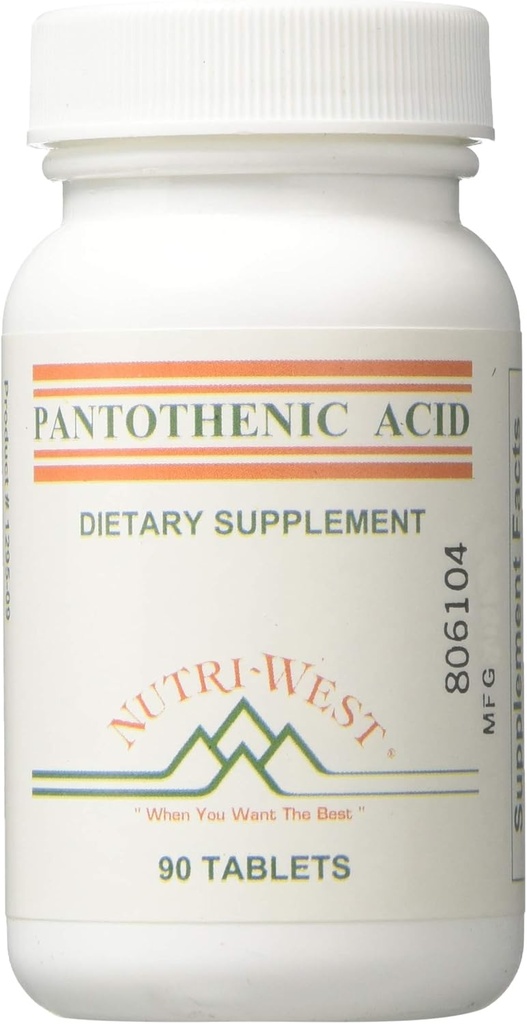 Nutri-West - Pantothenic Acid 90 Tablet