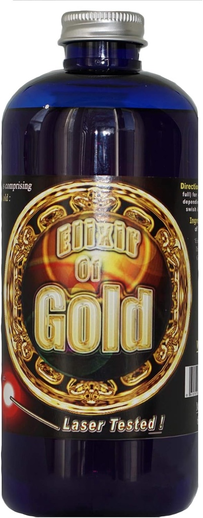 Elixir of Gold, 8 oz., 240 PPM Focus by Silver Mountain Minerals (Medical Length Silver, Most Bio available colloidally Suspended Nano Parçacıklar)
