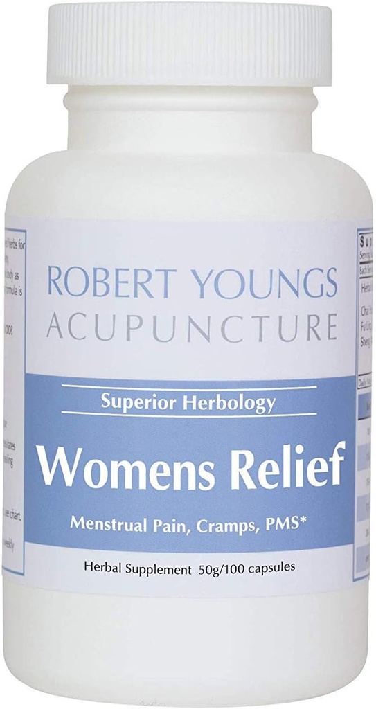 Γυναικεία Ανακούφιση — Best Herbal PMS, εμμηνορροϊκή δυσφορία & Περίοδος Crampping Reliever (100 κάψουλες) 