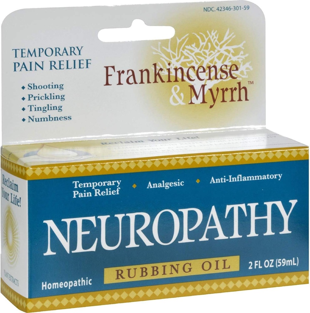Frankincense ve Myrrh Neuropati Petrol - 2 fl oz (Pack of 2)