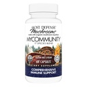 Host Defense MyCommunity Capsules - 17 Tür Mix Mushroom Supplement for Immune Support - Herbal Aid with Lion's Mane, Reishi. Chaga, Cordyceps, Türkiye Tail & More - 60 Capsules (30 Hizmetler)*