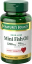 Βούτυρο Mini Fish Oil της φύσης Softgels, Burpless Fish Oil Omega 3 συμπληρώματα, υποστηρίζει την υγεία της καρδιάς, 90 Softgels (πακέτο του 1)