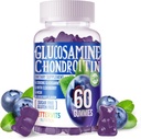 Γλυκοζαμίνη Chondroitin Gummies με MSM & Elderberry Extra Strength - Κοινή Υποστήριξη, Αντιοξειδωτικό Ανοσοποιητικό Συμπλήρωμα Υποστήριξης για Ενήλικες, Άνδρες & Γυναίκες.60 Gummies Βατόμουρο
