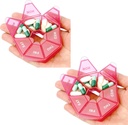 Pill Organizer, 2 Pack Pill Box, Small Pills Case,Medicine Organizecılar 1 Gün Bir Gün, Haftalık Tıp Organize Konteyner, Tıp Kazananları,Daily Pills Konteynerleri Seyahat 7 Günü (Red)