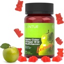 Apple Cider Vinegar Gummies B12 Multivitamin,ACV Supplement Gummy Vitamins,Vejetaryen Supplement for Women & Men,Non GMO, Support Normal Enerji Seviyeleri ve Gut Health 60 Gummies (30)