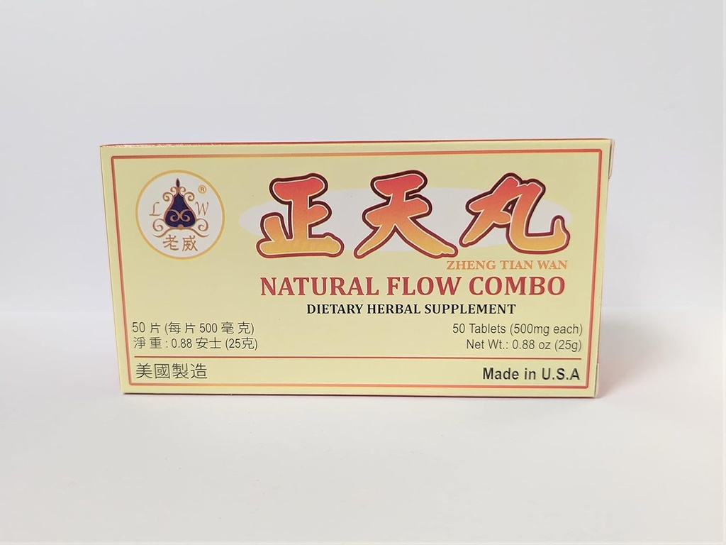 Zheng Tian Wan Herbal Supplement Helps For Migraines & Premenstrual Headaches 500mg 50 Tablets Made In USA by Lao Wei