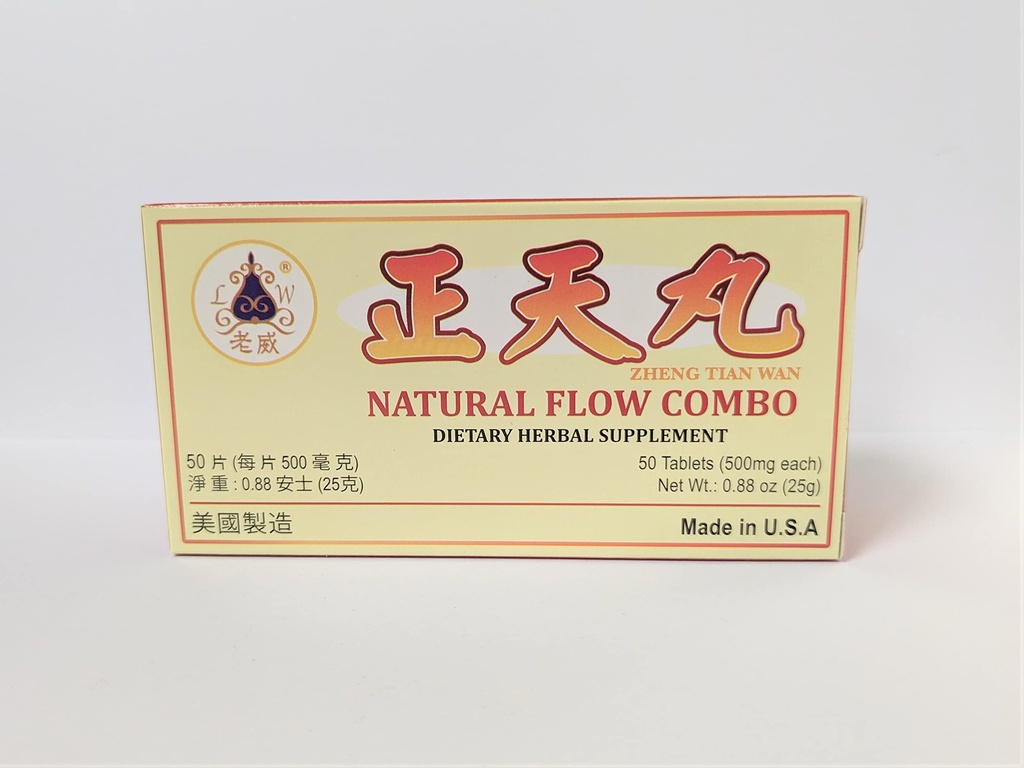 Zheng Tian Wan Herbal Supplement Migraines & Premenstrual Headaches 500 mg 50 Tablet ABD'de Lao Wei