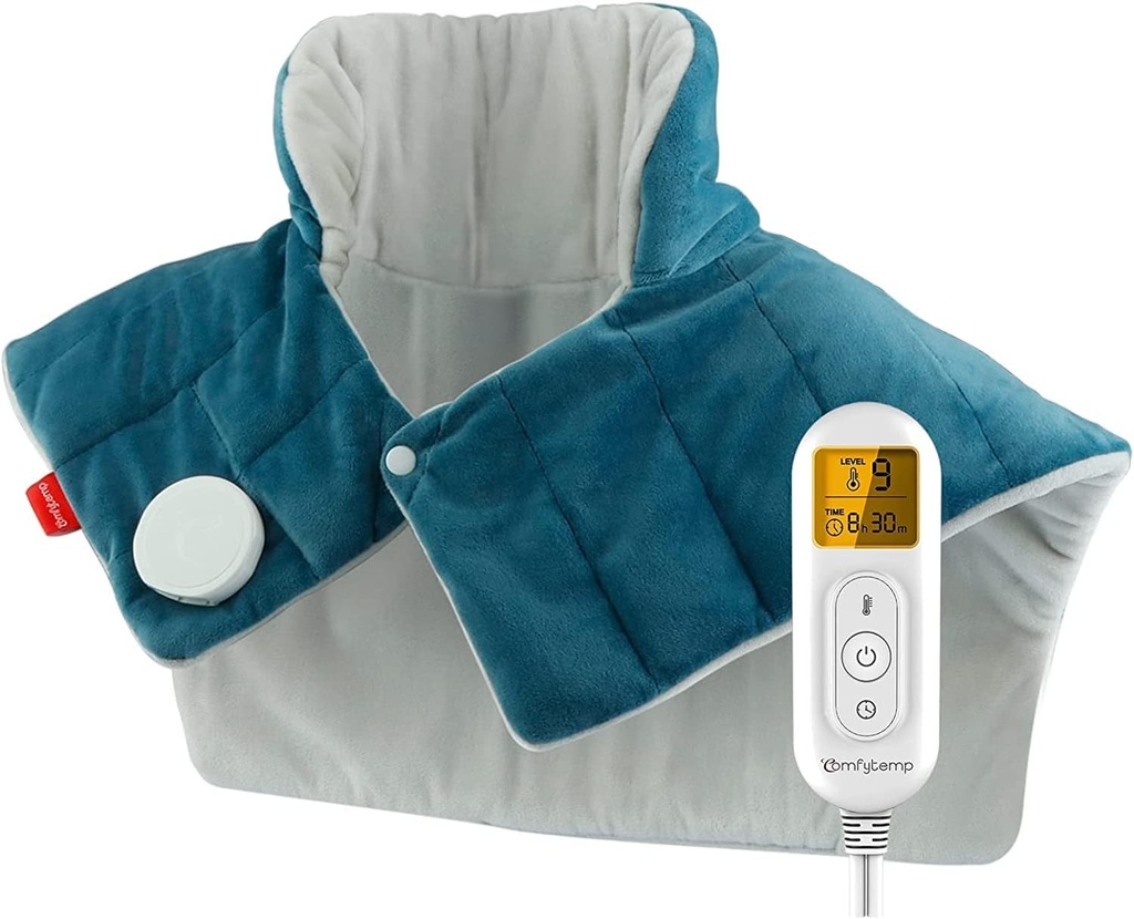 Comfytemp Isıtmalı Saç ve Omuzlar ve Arka, 2.6lb Ağrı Yardımı için Elektrikli Heat Pad, Büyük FSA Uygun Heated Bravo, 9 Heat Settings &11 Timer, Women Men Mom Dad için Noel Hediyeleri