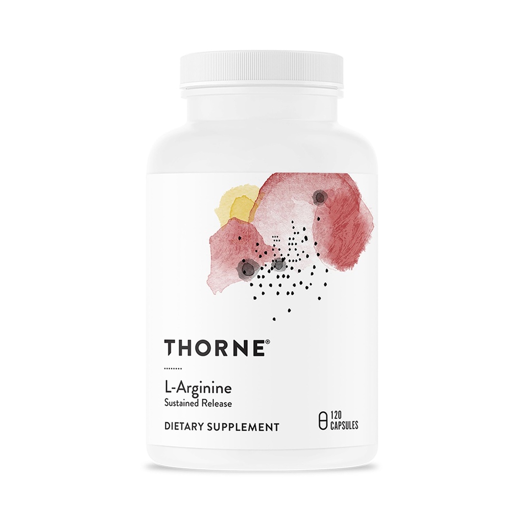 THORNE - L-Arginine Sustained Release (Formerly Perfusia-SR) - Destek Kalp Fonksiyonu, Nitrik Çimento Prodüksiyon & Optimal Kan Akışı* - 60 Hizmetler