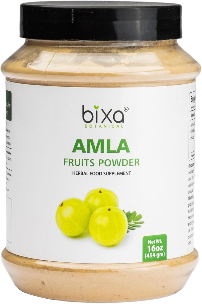 Bixa BOTANICAL Amla Toz (Emblica outicinalis),1 Pound (16 Oz) | Herbal Supplement Antioksi & Immunity ATM