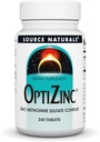 Source Naturals OptiZinc Çinko Methionine Sulfate Kompleksi & Diyet Supplement - 240 Tablet