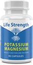 Life Strength Magnezyum Pyum Kompleksi Tamam - 90 Capsules - Yüksek Absorpsiyon Destek Vascular Health & Leg Cramp