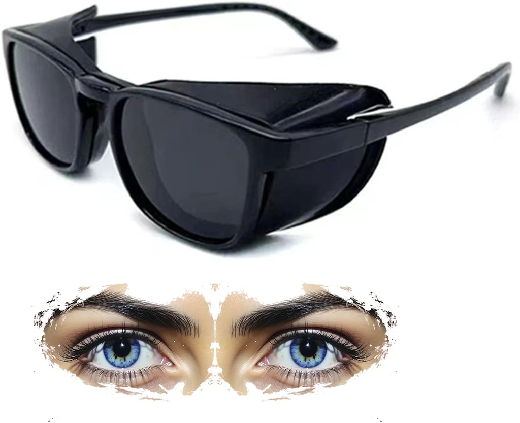 Hydrating Dry Eyes Glasses with Soft Silicone Moisture Chambers and Moisture Circulation Pad for Dry Eyes Symptoms