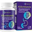 300 δισεκατομμύρια AFU Akkermansia Probiotic για γυναίκες & άνδρες, Akkermansia Muciniphila για περισσότερη παραγωγή GLP-1, Digestive, Gut & Immune, Gut Digestive Lining Function, 60 Count