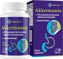 300 milyar AFU Akkermansia Probiyotik for Women & Men, Akkermansia Muciniphila for More GLP-1 Production, Digestive, Gut & Immune, Gut Digestive Lining Function, 60 Count
