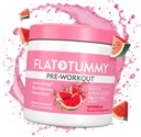Flat Tummy Pre Workout Toz for Women – Energy, Endurance, and Muscle Support with 3g Tinatine, 1.6g Beta-Alanine, Electrolytes – Watermelon Flavor – 30 Hizmet