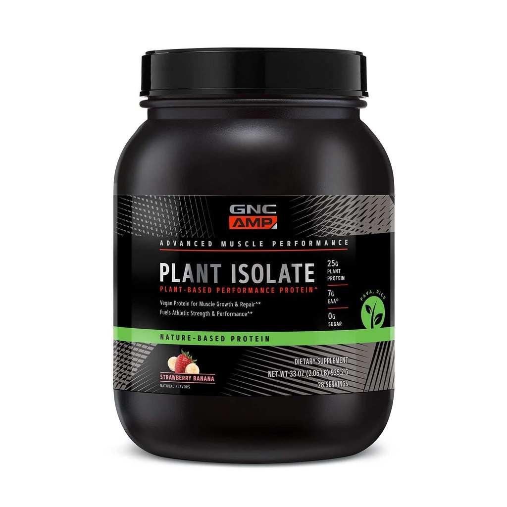 GNC AMP Plant Isolate Protein - Strawberry Banana (28 hizmet)