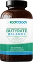 Dr. Izabella Wentz | Butyrate Balance | Postbiyotik Gut ve Immune Health | Tributyrin for Health Bowel Function and Regularity | 60 Softgels