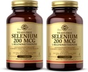Solgar Yeast-Free Selenium 200 mcg - 250 Tablet, 2 Paket - Antioksi ve Immune System Health - Non-GMO, Vegan, Gluten Free, Dairy Free, Kosher - 500 Toplam Hizmetler