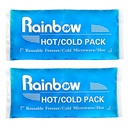 Soft Ice Packs Reusable Gel Pack 2, Hot ve Cold Gel Ice Packs For Injuries, Headaches, Joint Pain Relief, Comfort Ice Pack Esnek Terapi on neck, Ankle, Diz, Leg, Omuz, Elbow, Bile, Ayaklar, Elbow