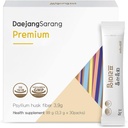 Daejang Sarang (Premium, 30 Sticks) - Digestive Health & Constipation Relief için Psyllium Husk Diyetsel Fiber Supplement. Plant-Based Natural Materialss, Gentle Formula 4,960 mg.