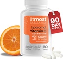 Liposomal Vitamin C - 1000MG VIT C & 100MG Super Bioflavono Kompleksi Gelişen Wellness | Antioksi Supplement with Natural Raws for Yetişkinler | Advanced Support | Non-GMO (180 kapsül)