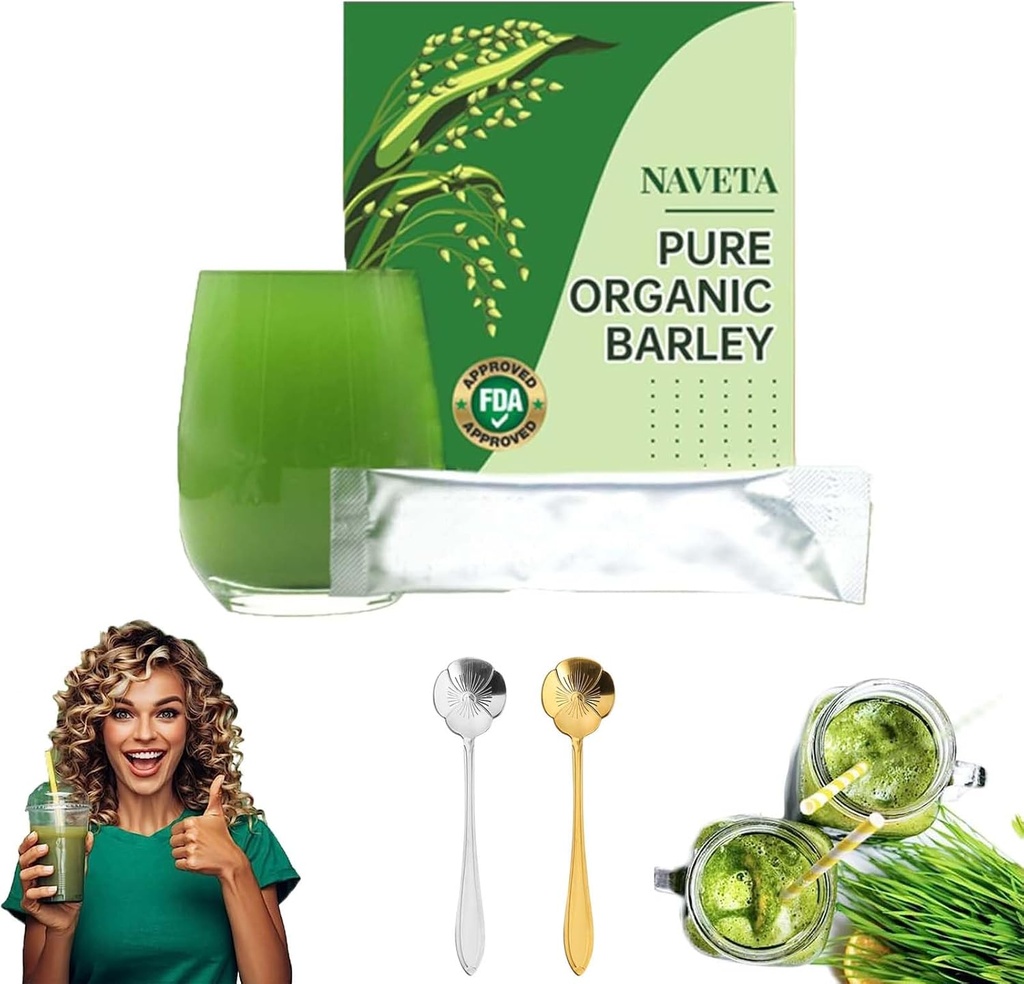 Naveta Barley Grass Toz 100% Pure & Organic, Naveta Pure Organic Barley Grass Toz, Sağlık Için İyi (Pcs)