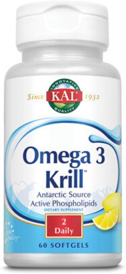 Kal 500 Mg Omega 3 Krill, 60 Kont